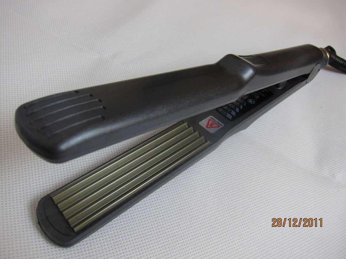 1BB 1 CERAMIC HAIR CRIMPER CRIMPING WAVER IRON compare to CHI