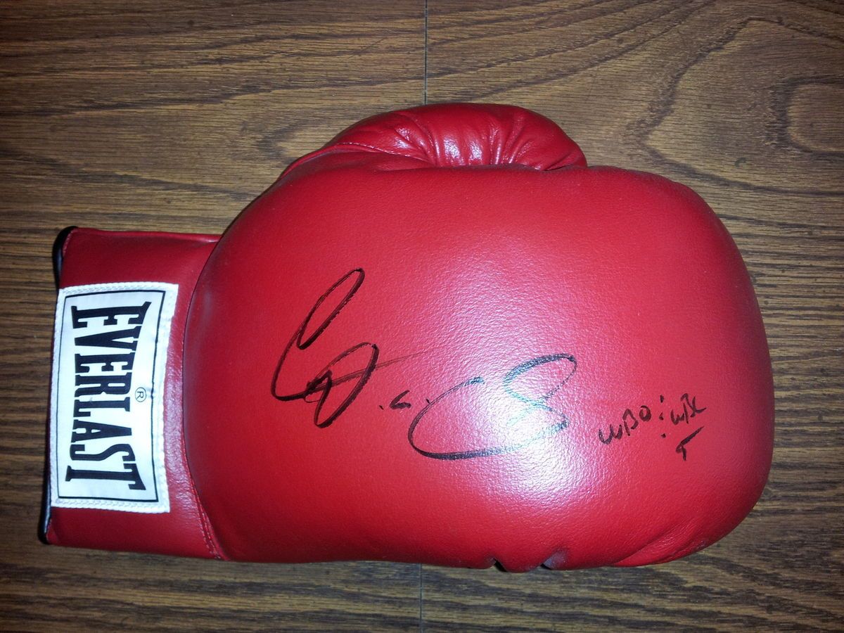 Diego Chico Corrales Autograph Boxing Glove RARE Everlast Auto