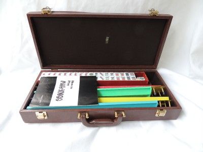 Vintage 2 Tone MAH JONGG MAH JONG Set Complete NR