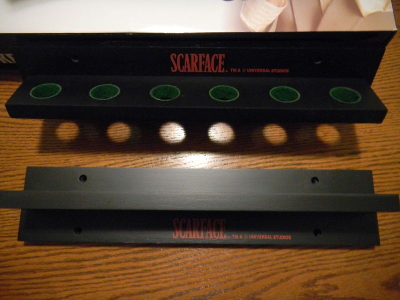  Scarface Pool Cue Wall Rack