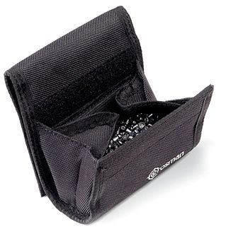 crosman black ammo belt pouch holder BBs pellets slingshot shell