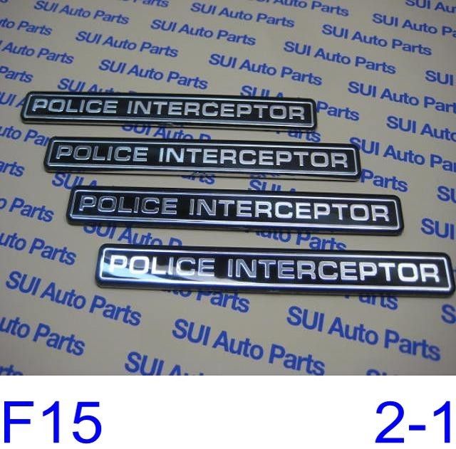 Ford Crown Victoria Vic Police Interceptor Emblem Factory New F15 3Z