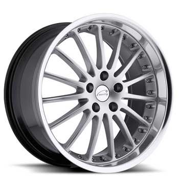 Coventry Whitley 19x9 5 5x108 ET25 Silver Wheels Jaguar 1 Rim S