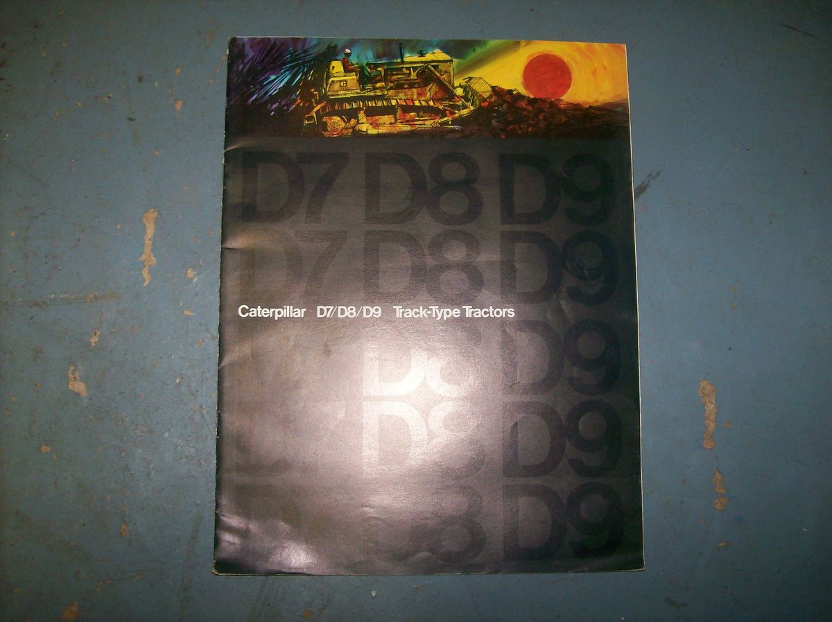  Caterpillar D7 D8 D9 Brochure