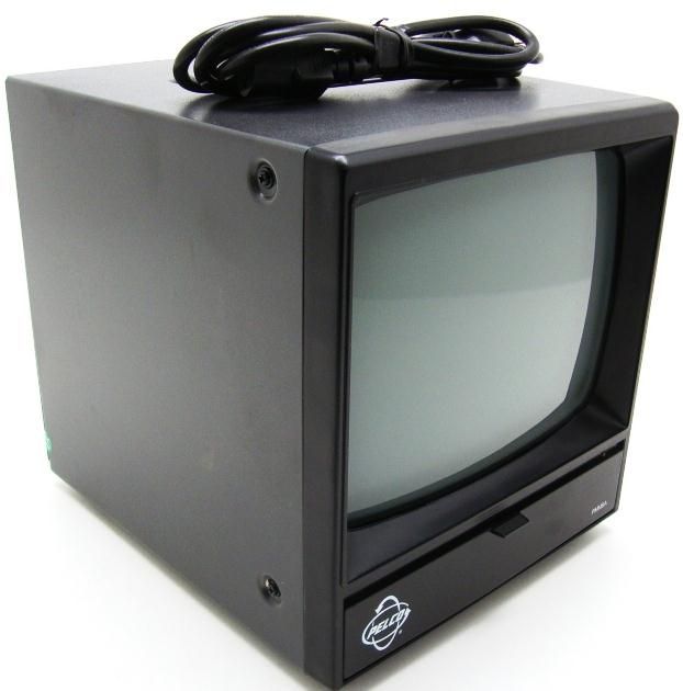 Pelco PMM9A B w CRT Monitor 9 inch High Resolution EIA Ccir 90 230VAC