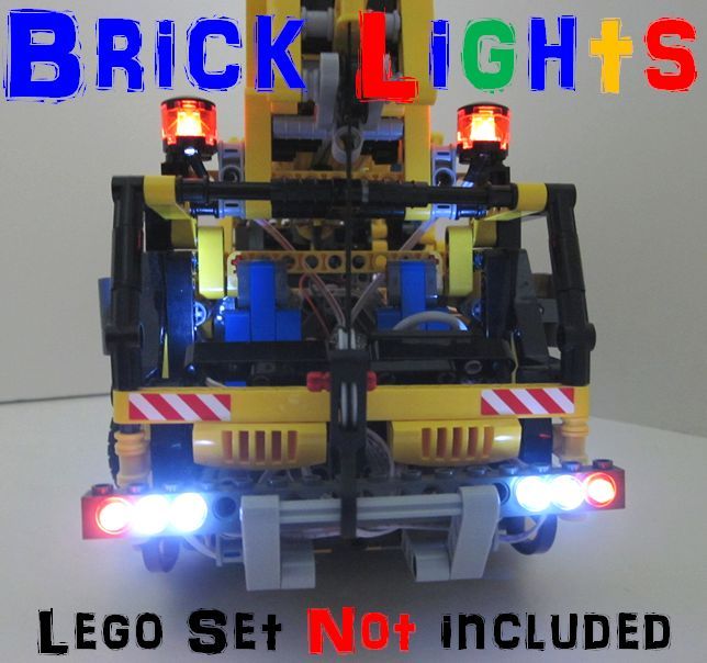 Lego Technic Brick Lights Pro Mobile Crane Truck 8421