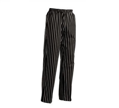 Pantalone Cuoco Pizzaiolo Egochef America Gessato Coton