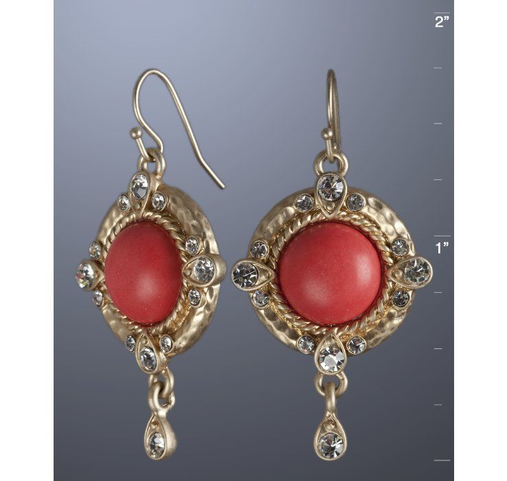 Danielle Stevens and Crystal Drop Earrings