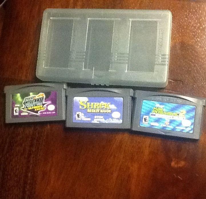 Gameboy Advance Games Danny Phantom Shrek Kim Possible