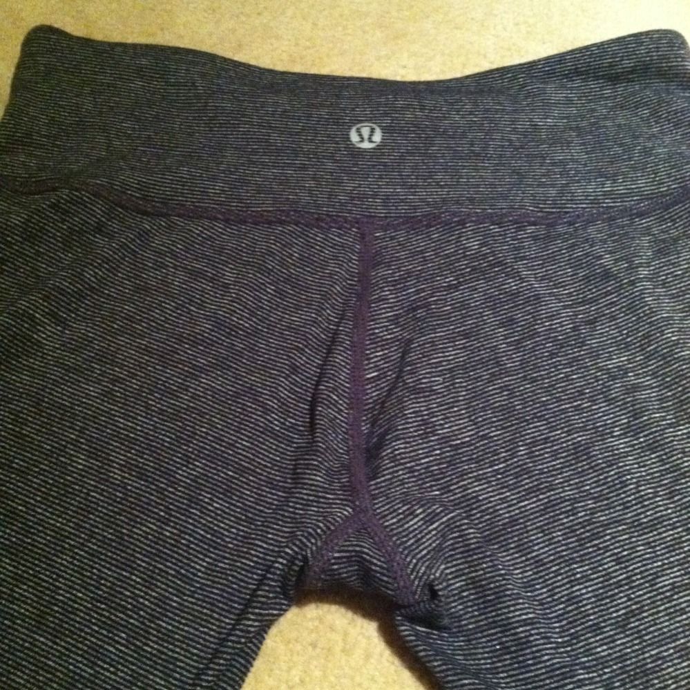 Lululemon Luon Light Wee Stripe Wunder Under Crops