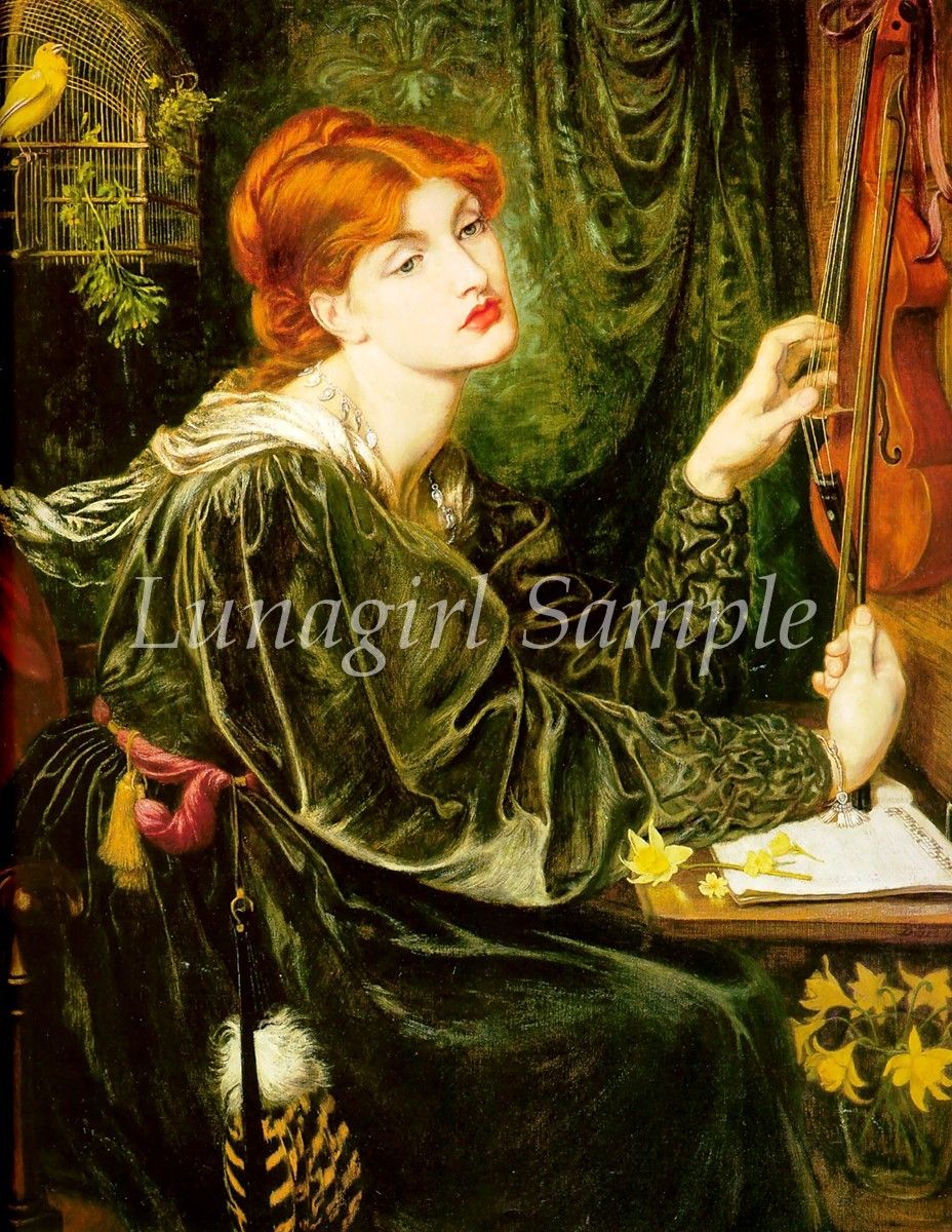  CD Vintage Images Women Waterhouse Rossetti Cards Scrapbooking