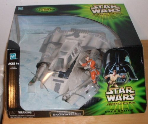 Star Wars Luke Snowspeeder w Dack Ralter Figure 2001