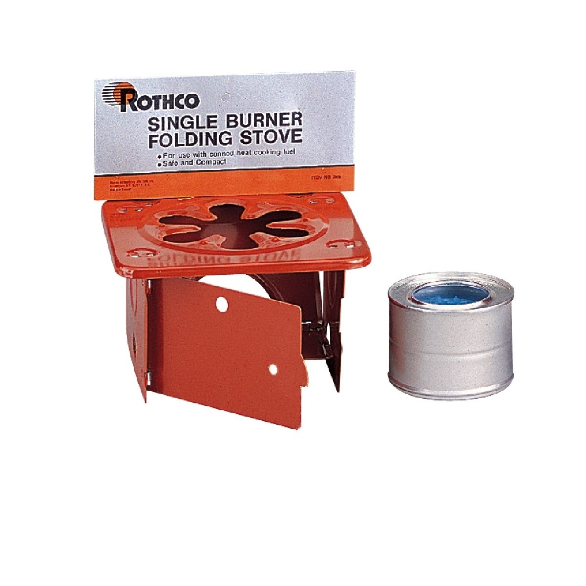 New Single Burner Sterno Fuel Folding Camp Stove