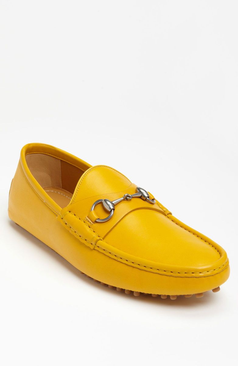 NWD Gucci  Damo Driving Loafers in Yellow Zest Sz 9