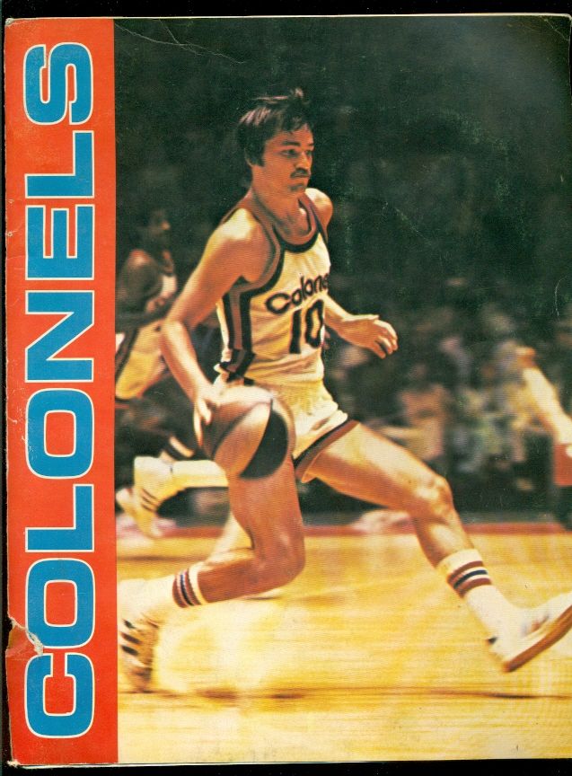 ABA Kentucky Colonels Program 1975 1976 Louie Dampier