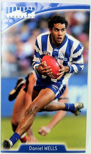 Daniel Wells North Melbourne Kangaroos Official AFL Greeting Card and
