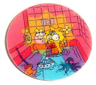  RARE Simpsons Magic Motion Tazo Maggie Simpson 166