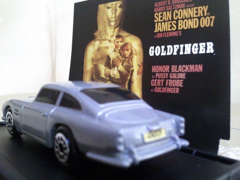 James Bond 007 Goldfinger Aston Martin DB5 Memorabilia Collection