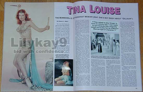 Brinke Stevens Ginger Tina Louise Gilligans Island Scream Queen Femme