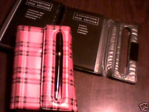 Deluxe Portfolio Organizer Daily Planner Red Plaid