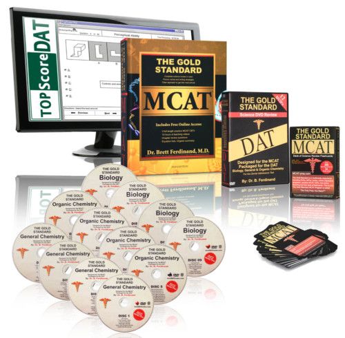 DAT Prep Dental Admissions Test 12 DVDs TopScore Pro Dental Admission