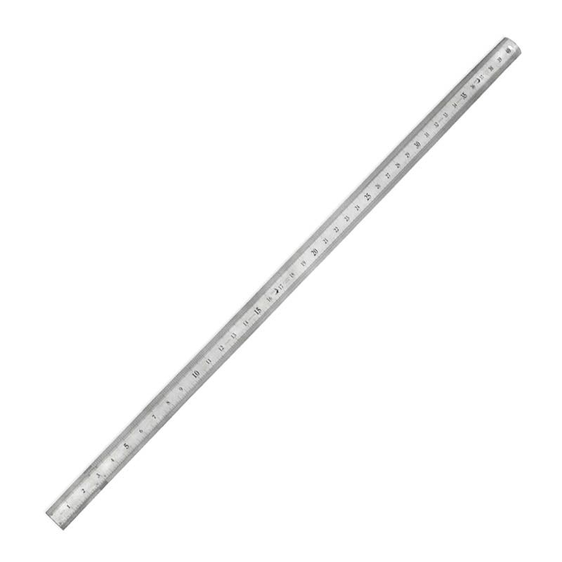 40 1 Meter Stainless Steel Ruler SAE Metric 18 Gauge Engraved