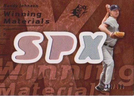 2007 Upper Deck SPx Winning Materials Randy Johnson