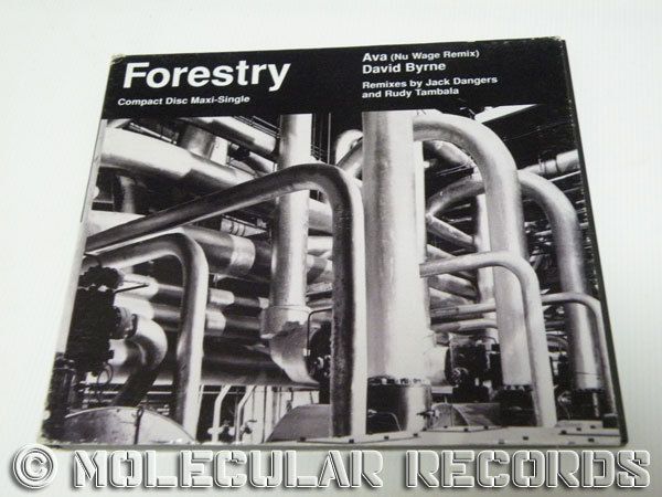 David Byrne Forestry Ava CD Single Meat Beat Manifesto 093624017721