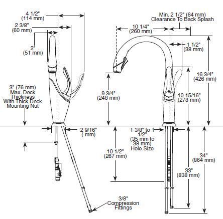  64335LF SS Vuelo Touch Pull Down Kitchen Faucet Stainless Steel