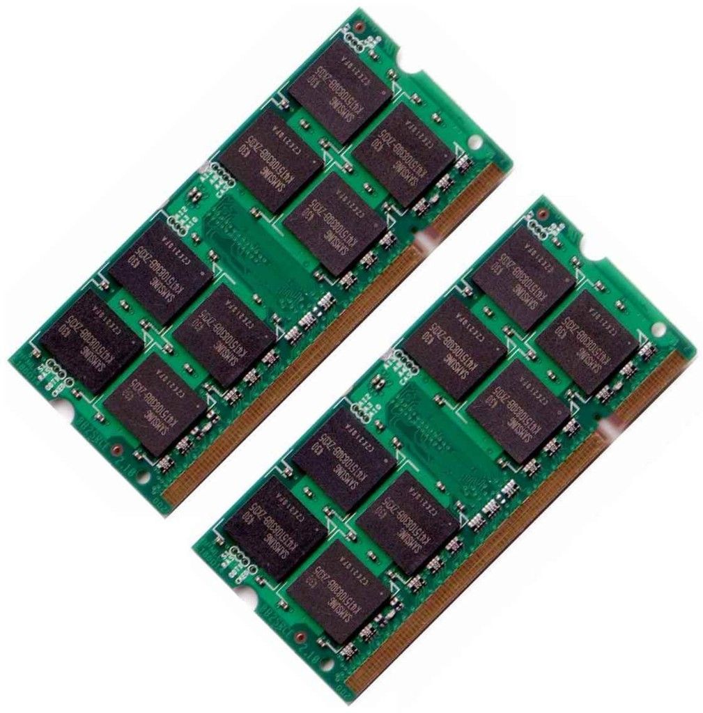 4GB 2gb X2 LAPTOP Memory RAM DDR2 sticks HP DELL e1405 e1505 667 pc2