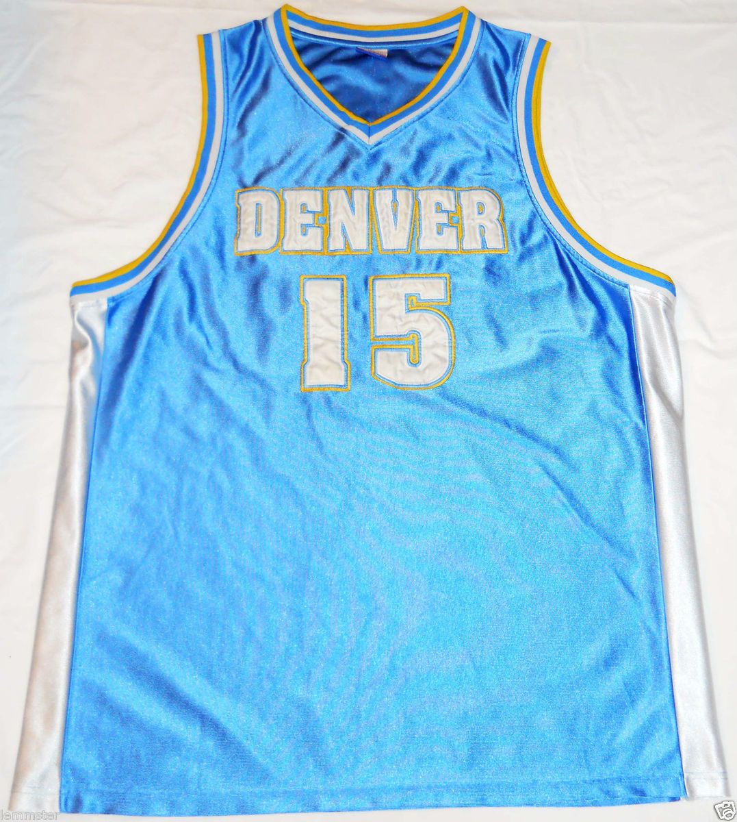 DENVER NUGGETS NBA Mens Blue Basketball Jersey XXXL 3XL 15 FREE