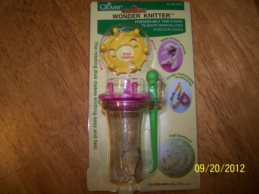 Clover Wonder Knitter Cord Braid Yarn Knitting Tool