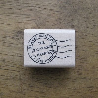 Decorative Stamps Rubber Stamp Galapagos Postmark