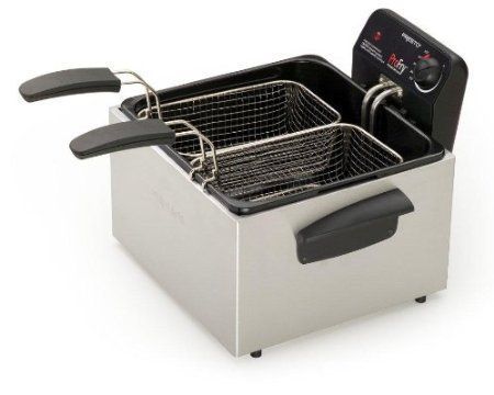 DEEP FRYER DUAL BASKET FAMILY SIZE FRYING MACHINE LARGE FRY CHICKEN