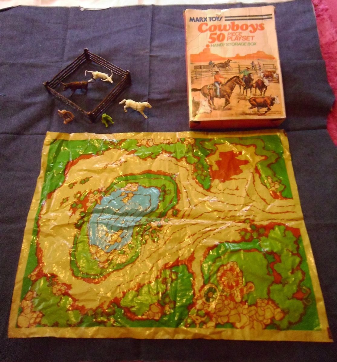 Vintage MARX Cowboys Playset 2257