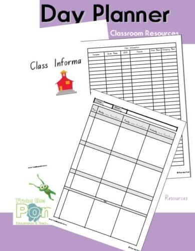 Teachers Day Planner Printable Teaching Resource PDF
