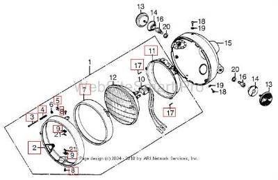 Headlight Rim 33101 300 673 / 33101 405 671 / 33101 371 980