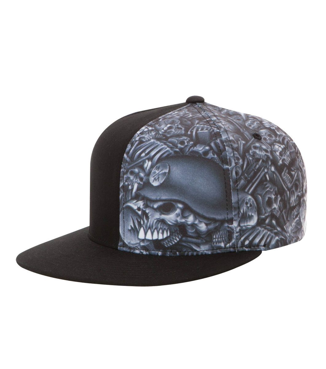  Mulisha Black Skull Hat Cap Deegan Flex Fit mm FMX SX MX