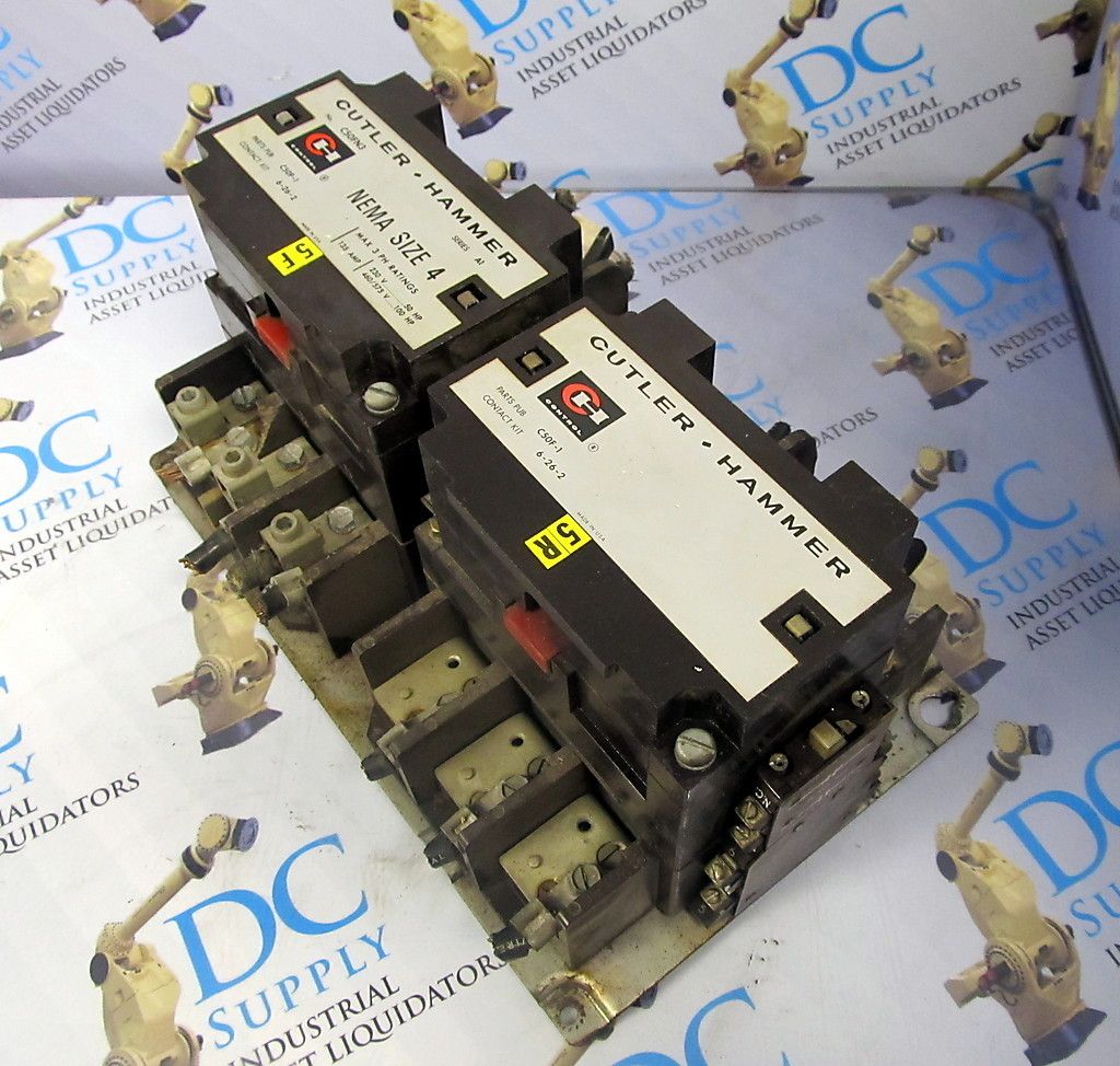 Cutler Hammer C50FN3 Size 4 Magnetic Reversing Contactor