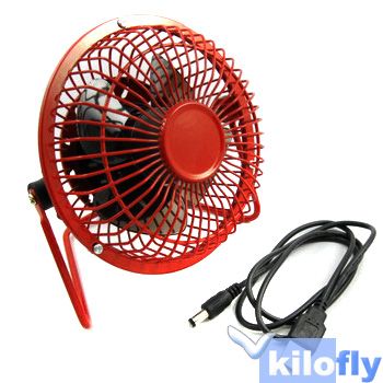 Mini Metal Fan Desk Destop USB Fan Laptop Cooling Quiet