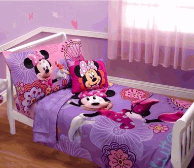 Disney Minnie Mouse Fluttery Friends 4 Piece Girls Toddler Kids