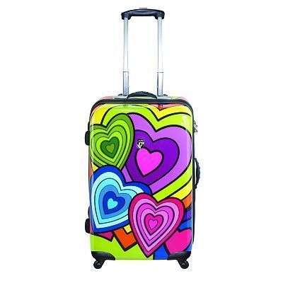 Heys Heart Tempo Novus Art Collection 22 Carry on Luggage NWT