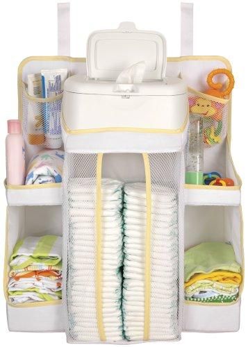 new dexbaby nursery organizer white