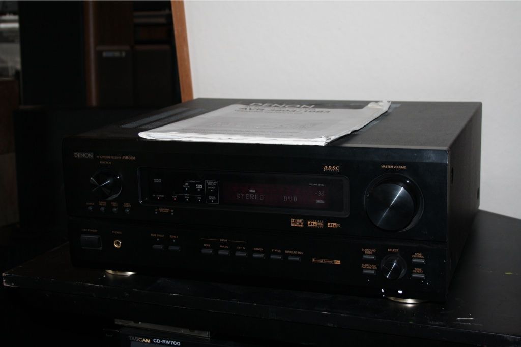 Denon AVR 3803 A V Surround 7 1 Receiver Dolby Digital DTS ES