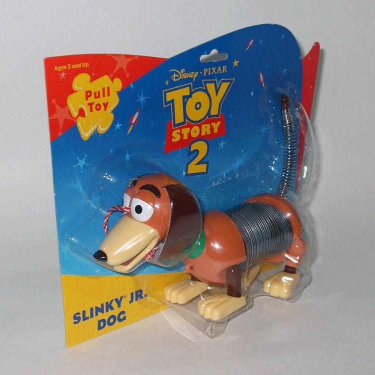 1999 Disney Pixar Toy Story 2 Slinky Dog Pull Toy