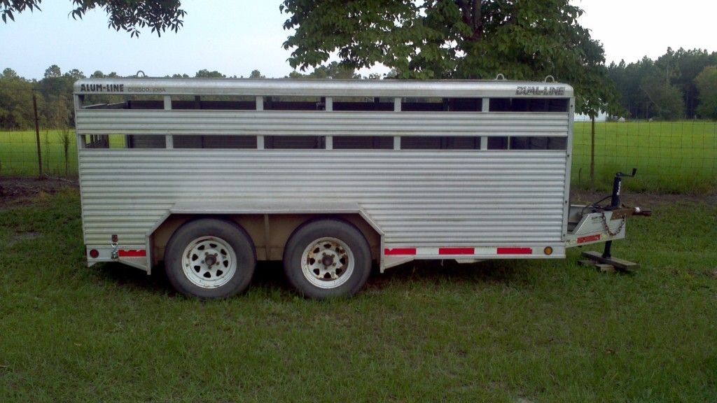  Aluminum Lowprofile Livestock Trailer