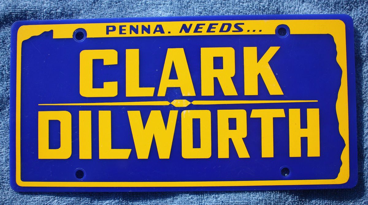 1951 CLARK DILWORTH Philadelphia Mayor Election Pennsylvania License