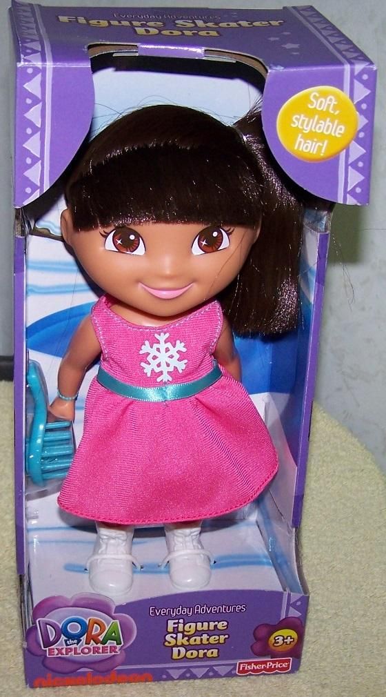 Doras The Explorer Figure Skater Dora 8 5 Doll New