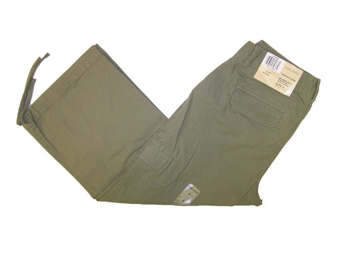 Dockers Stretch Cropped Cargo Capri Moss Green Ö