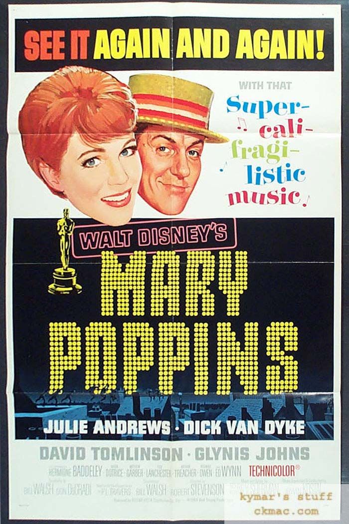 julie andrews dick van dyke mary poppins oscar style